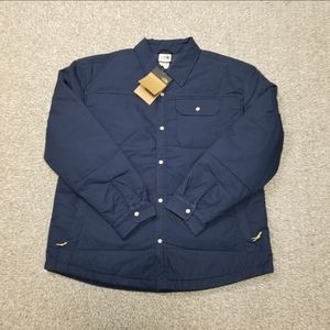 The North Face Size Small Men M66 Insulated Stuffed Shirt Jacket Coat Navy NF0A7